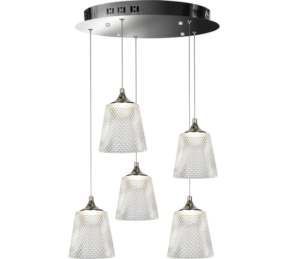 Подвесной светильник iLEDEX Flora хром WD8007-5 CR 1