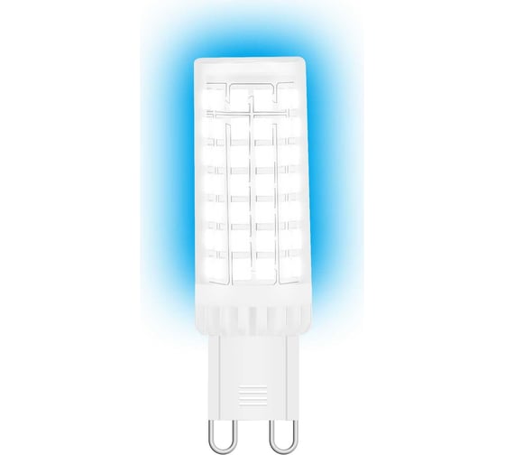Лампа Gauss G9 AC185-265V 5,5W 580lm 6500K керамика диммируемая LED 107309355-D