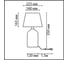 Настольная лампа LUMION E27 1*60W FANNA 8216/1T 7