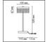 Настольная лампа LUMION LED 7W SATIANA 8253/1TL 8