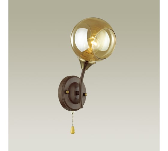 Бра LUMION ASHTON стекло, E27, 60W 4550/1W