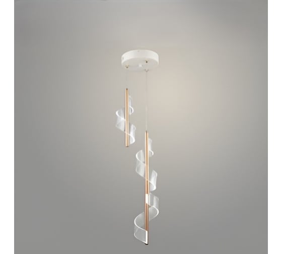 Люстра РОСТОК S2119/3 WT+GD белый/золото LED 3x6W 3000K+6500K RC ПДУ d260, QH22 988016408 1
