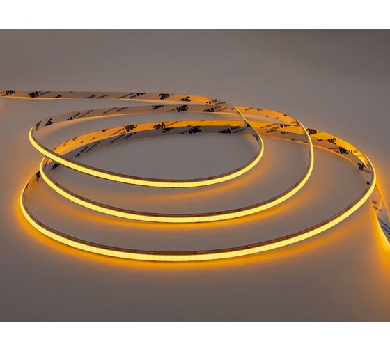 Светодиодная лента LEDS POWER NEW COB 256/м (11Вт/м) 24В желтая 006383 1