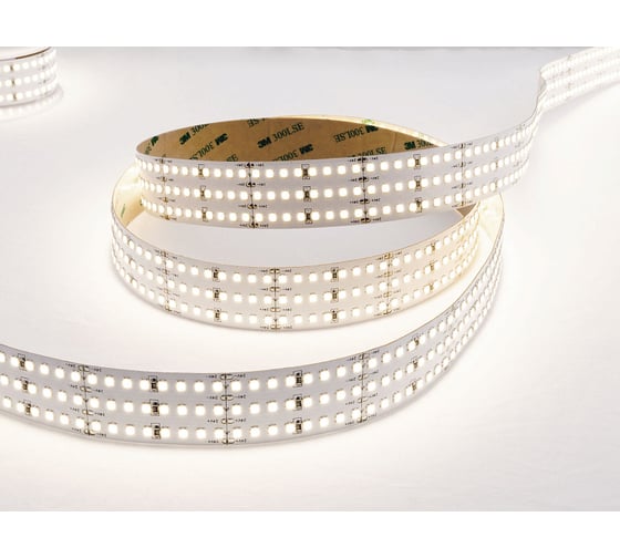 Светодиодная лента трехрядная LEDS POWER 2835 528/м (48Вт/м) 24В холодная LUX160 006321 1