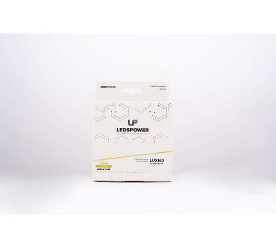Светодиодная лента трехрядная LEDS POWER 2835 528/м (48Вт/м) 24В теплая LUX160 006307
