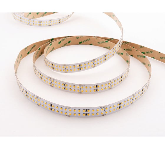 Светодиодная лента двухрядная LEDS POWER 2835 320/м (40Вт/м) 24В нейтральная LUX160 006086