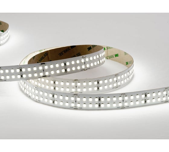 Светодиодная лента двухрядная LEDS POWER 2835 320/м (40Вт/м) 24В холодная LUX160 006055 1