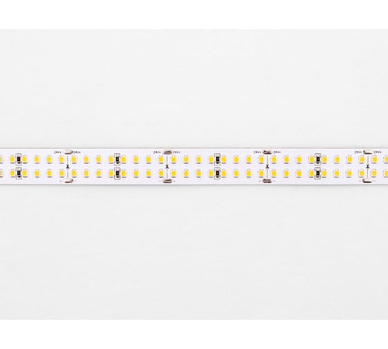 Светодиодная лента двухрядная LEDS POWER 2835 320/м (40Вт/м) 24В теплая LUX160 006291