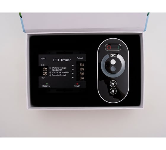 Контроллер одноцветный LEDS POWER T3 RF 30A сенсорный ПДУ 003931
