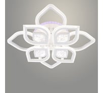 Люстра РОСТОК LI09801/4+4 PR WT белый 216W+8W LED RGB 3000K-6000K d720 ПДУ(ИК) диммер, HN24 988383317