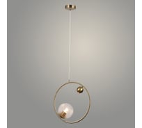 Люстра РОСТОК 40281/1 BRASS латунь 1x60W E27 d350 h1200, SJNG23 988367450