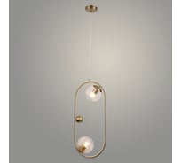 Люстра РОСТОК 40282/2 BRASS латунь 2x60W E27 d280 h1200, SJNG23 988367452