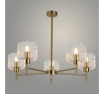 Люстра РОСТОК 40462/5 BR латунь 5x60W E27 d800 h400, SJNG23 988367402