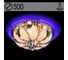 Люстра РОСТОК 55547/500 CR хром 5x40W E14 LED-WT+Blue ПДУ d500, SDA22 988022874 1