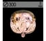 Люстра РОСТОК 55581/300 CR хром 3x40W E14 LED-RBP ПДУ d300 h210, SDA23 988366984 1
