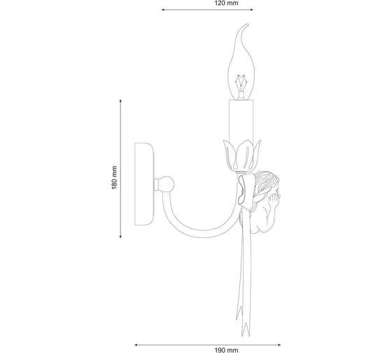 Бра Lucia Tucci ANGELO W147.1 Ivory