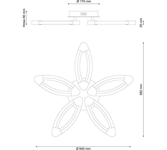 Потолочный светодиодный светильник Lucia Tucci MODENA 183.5 LED