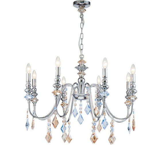 Подвесная люстра Lucia Tucci MAYA 4450.8 chrome 1