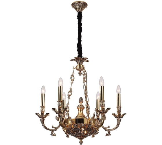 Подвесная люстра Lucia Tucci FIRENZE 1781.6.2 antique gold 1