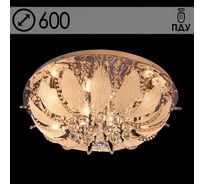 Люстра РОСТОК 55814/600 CR хром 8x40W E14 LED-RBP ПДУ d600 h270, SDA23 988366994