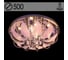 Люстра РОСТОК 55816/500 CR хром 5x40W E14 LED-RBP ПДУ d500 h250, SDA23 988366998 1