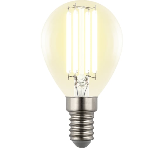 Лампа светодиодная прозрачная Uniel LED-G45-4W/3000K/E14/CL GLY01TR UL-00011938