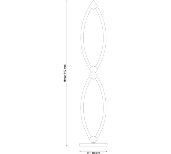 Настольная светодиодная лампа Lucia Tucci MODENA F172.2 LED