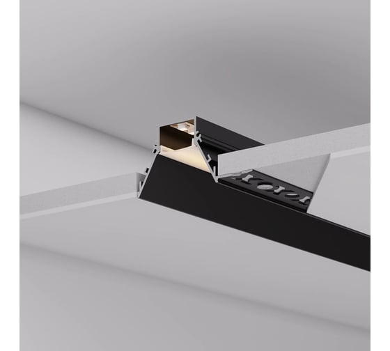 Профиль Arlight COMFORT21-V-FANTOM-2000 BLACK 2м 052544