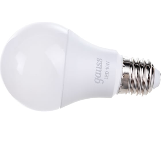 Лампа Gauss A60 10W 920lm 6500K Е27 шаг. диммирование LED 102502310-S