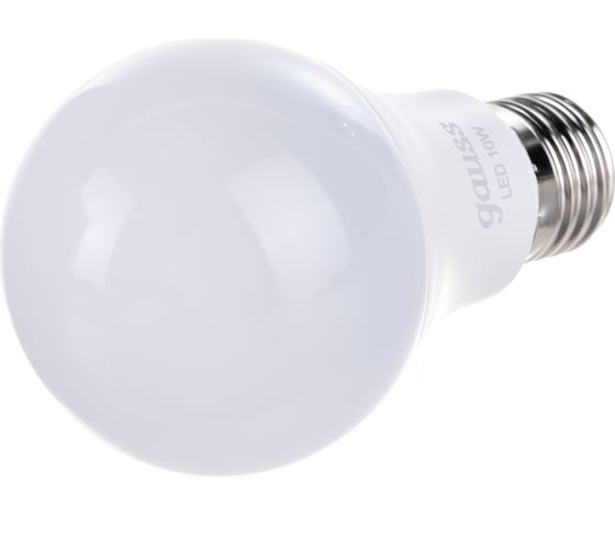 Лампа Gauss A60 10W 920lm 6500K Е27 шаг. диммирование LED 102502310-S