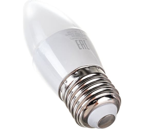 Лампа Gauss Elementary Свеча 10W 750lm 3000K E27 LED 1/10/100 30210