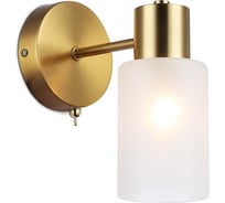 Настенный светильник Ambrella light с выключателем на корпусе BS латунь E14 max 40W 175*100*195 TR9586