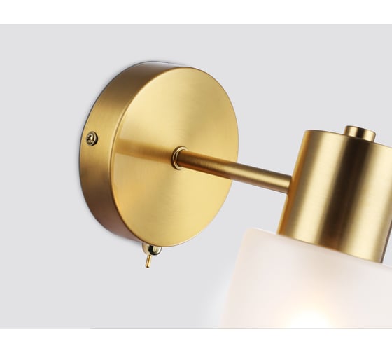 Настенный светильник Ambrella light с выключателем на корпусе BS латунь E14 max 40W 175*100*195 TR9586