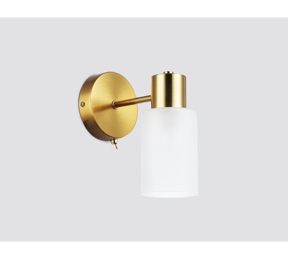 Настенный светильник Ambrella light с выключателем на корпусе BS латунь E14 max 40W 175*100*195 TR9586