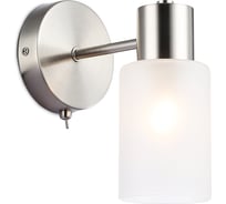 Настенный светильник Ambrella light с выключателем на корпусе SN сатин E14 max 40W 175*100*195 TR9578
