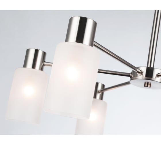 Светильник подвесной Ambrella light /6 SN сатин E14*6 max 40W 620*620*385 TR9572