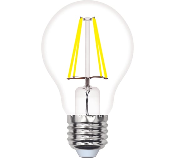 Лампа светодиодная Uniel прозрачная LED-A60-5W/3000K/E27/CL GLY01TR UL-00011932 1