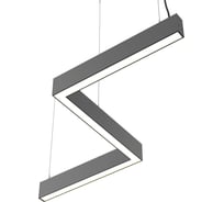 Светильник DIODEX Led Матик Твист 60Вт 5500К, Опал., Серый, Аварийн. 3ч. 4603789779776