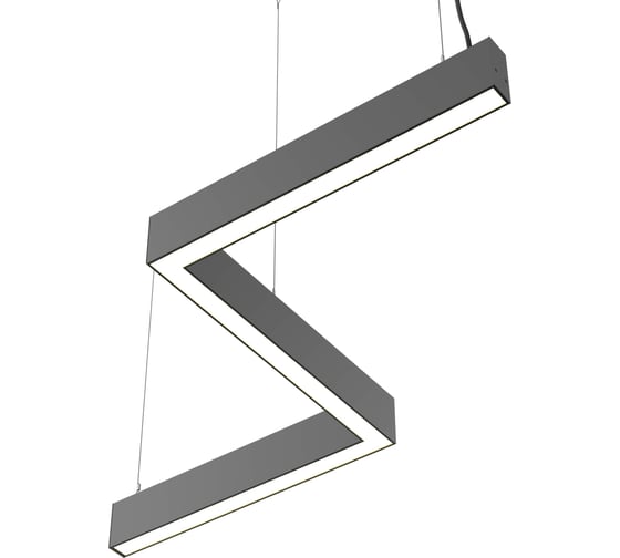 Светильник DIODEX Led Матик Твист 60Вт 5500К, Опал., Черный, Аварийн. 3ч. 4603789779868 1