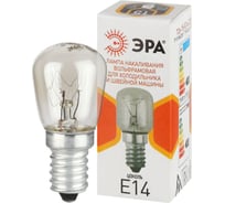 Лампочка ЭРА T26 15Вт Е14/E14 230В для холодильника и швейной машины (КНР) Б0066403