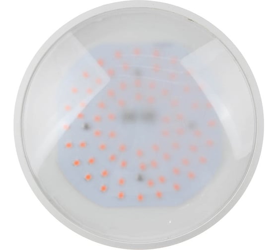 Лампа светодиодная для растений Inbloom 72LED фиолетовый, 13x8см, E27, 15Вт, 220В, пластик 185-087