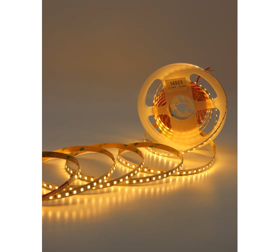 Лента светодиодная truEnergy 15W/m CCT 3000-6500K 24V SMD2835 120D IP20 1300Lm 5м скотч 3M 16523
