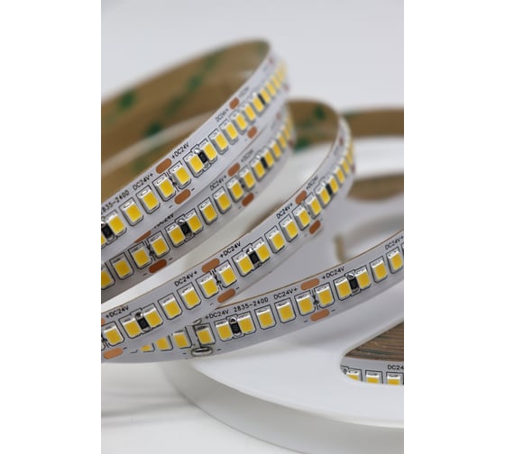 Лента светодиодная truEnergy 15W/m 4000K 24V SMD2835 240D IP20 1400Lm 5м скотч 3M 16551