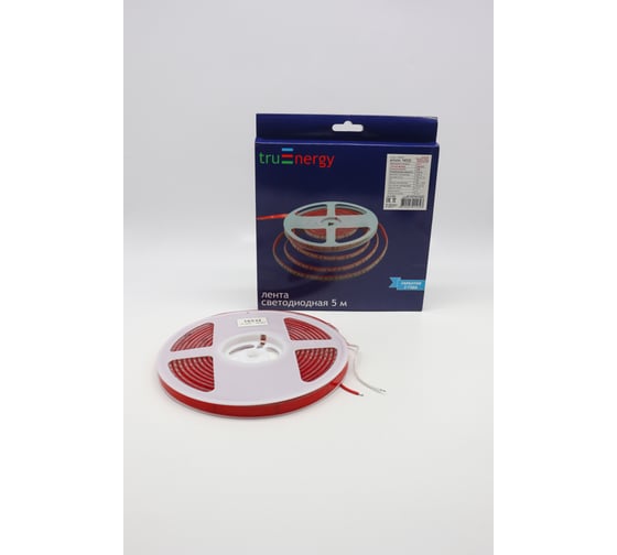 Лента светодиодная truEnergy 9W/m 6000K 24V SMD2835 120D IP68 700Lm 5м 16532 1