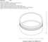 Декоративное кольцо внутреннее Crystal lux CLT RING 013 BL CU_0994_047 2