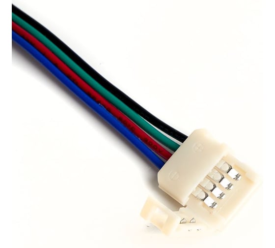 Соединительный провод для светодиодной ленты SMD5050 RGB/10мм FERON лента к ленте LD111 10шт в упаковке 23398