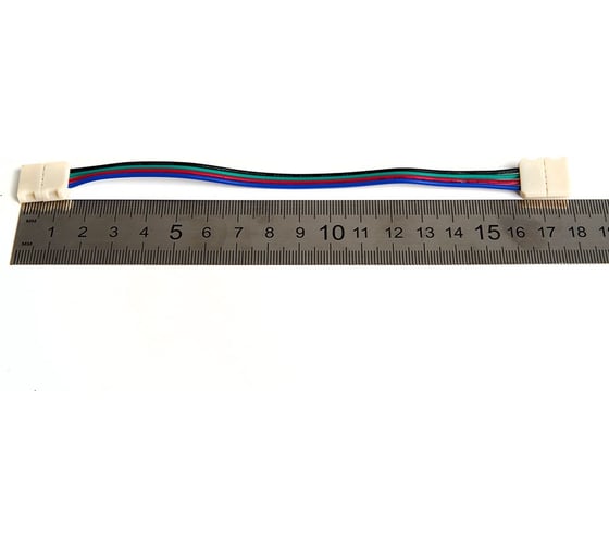 Соединительный провод для светодиодной ленты SMD5050 RGB/10мм FERON лента к ленте LD111 10шт в упаковке 23398