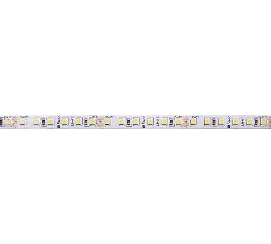 Светодиодная лента FERON LS502/ 180SMD 2835 /м 16Вт/м 24V 5000х10х1.22мм 3000К 41527