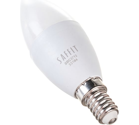 Светодиодная лампа SAFFIT SBC3713 13W 4000K 230V E14 C37 свеча 55164