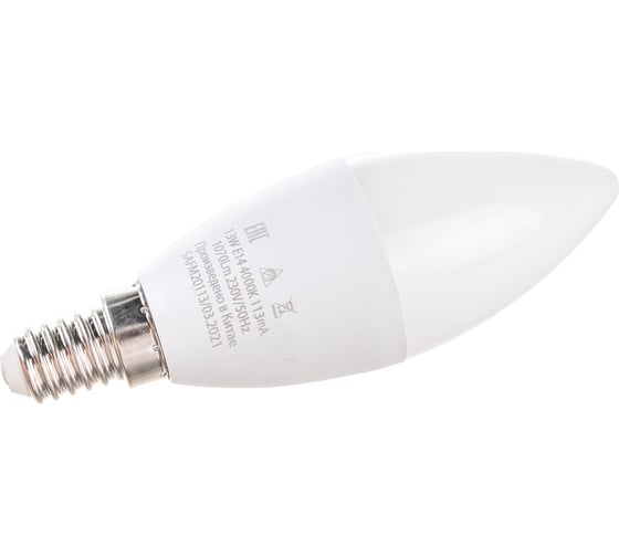 Светодиодная лампа SAFFIT SBC3713 13W 4000K 230V E14 C37 свеча 55164